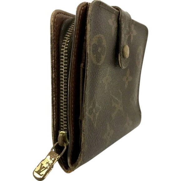 383155BW (L1) Louis Vuitton Wallet Compact Zip Brown Monogram - Picture 4 of 10